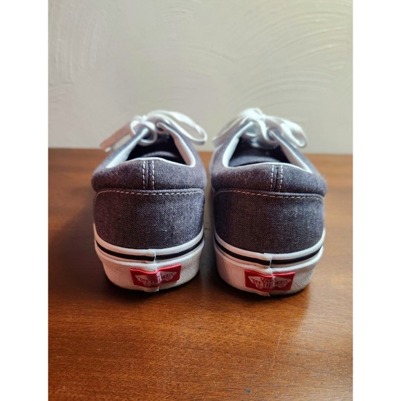 Vans Off The Wall Seldom Worn 721278 Gray Shoes Womens Size 8.5 Mens Size 7 - Picture 9 of 11